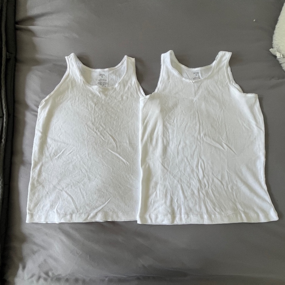 2 pack carters big girl tanks